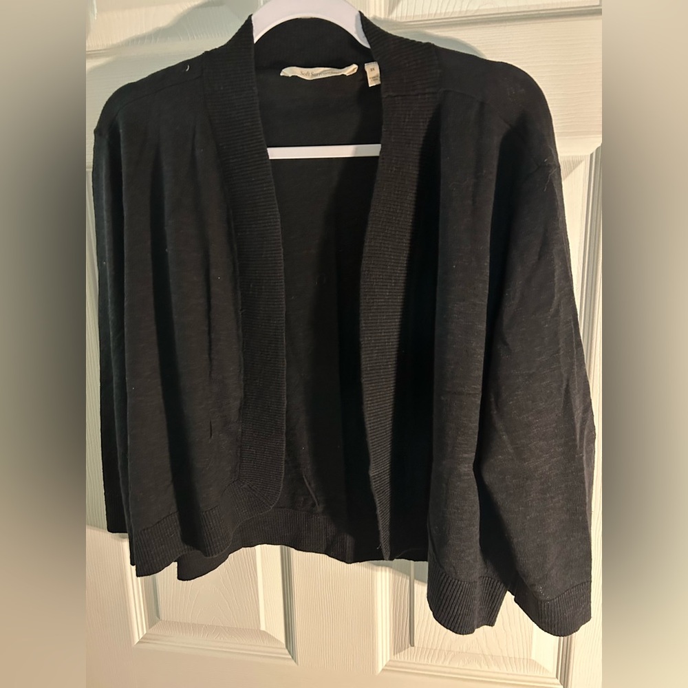 New in Bag Soft Surroundings Black Women's Sweater